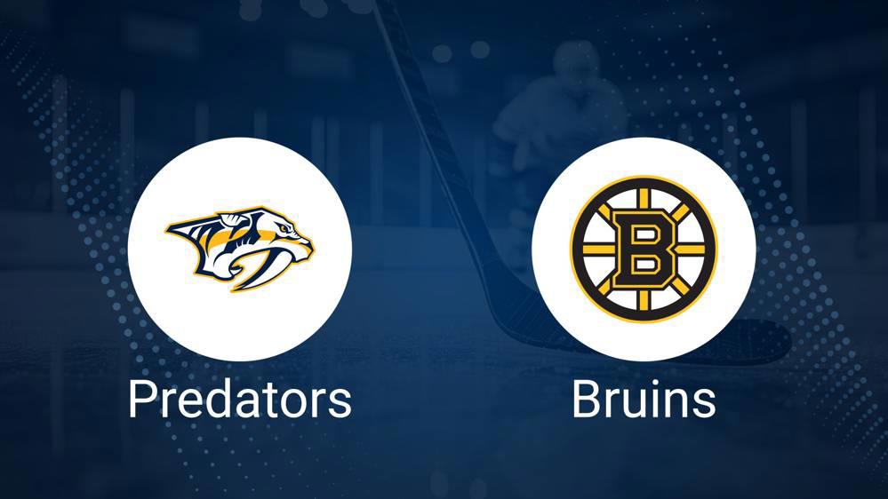 Predators vs. Bruins Injury Report Today - October 22