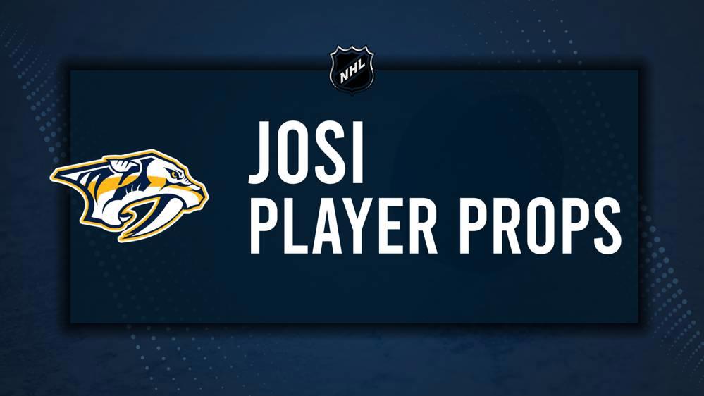 Roman Josi Player Prop Bets for the Predators vs. Red Wings Game - October 19