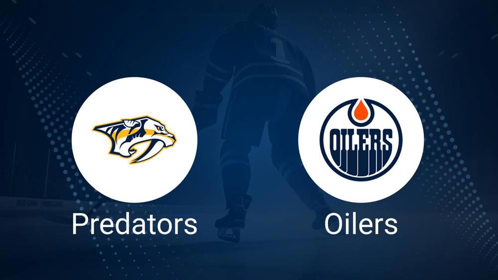 Where to Watch Nashville Predators vs. Edmonton Oilers on TV or Streaming Live - October 31