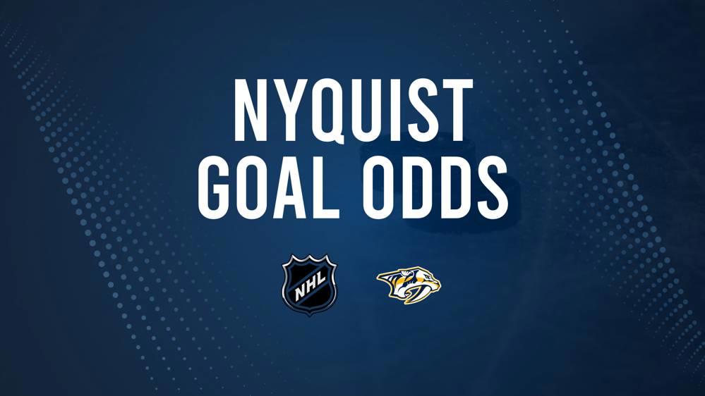 Will Gustav Nyquist Score a Goal Against the Blackhawks on October 25?