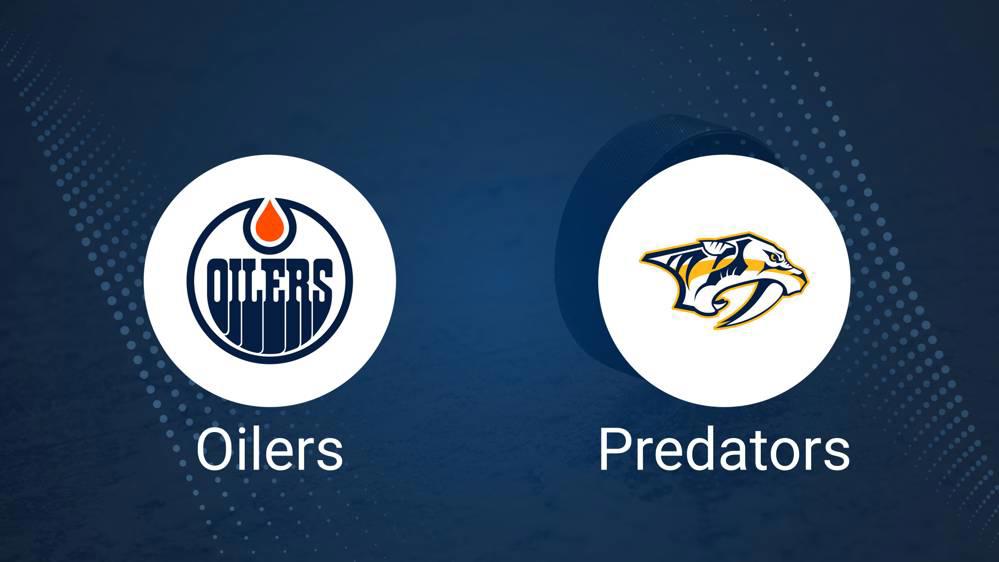 Where to Watch Edmonton Oilers vs. Nashville Predators on TV or Streaming Live - November 14