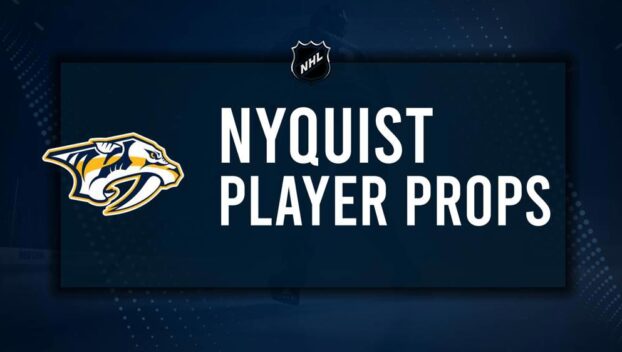 Gustav Nyquist Player Prop Bets for the Predators vs. Canucks Game - January 3