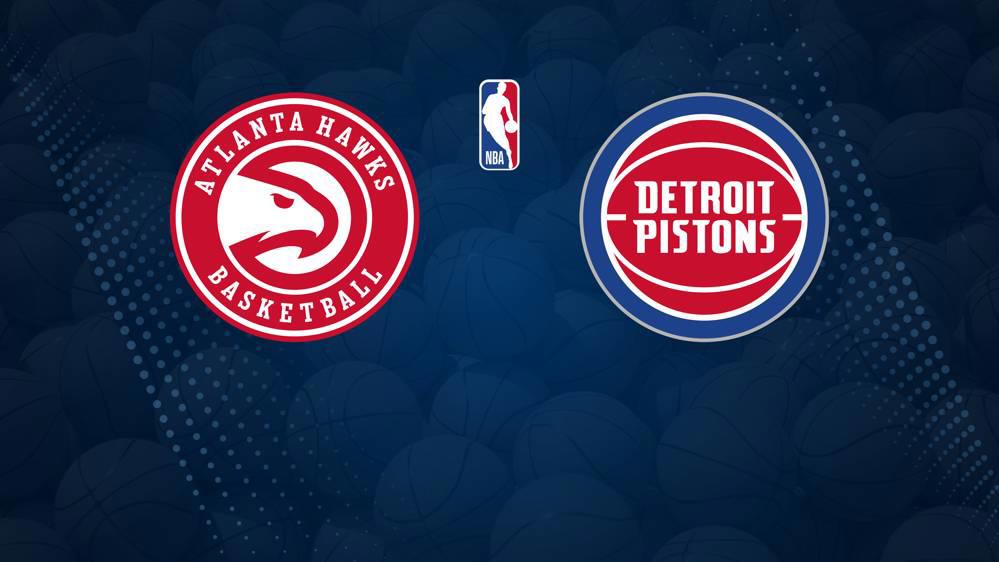 How to Watch the Hawks vs. Pistons Game: Streaming & TV Channel Info for January 22