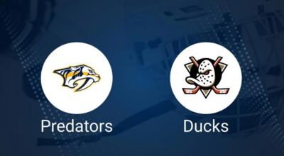 Predators vs. Ducks Injury Report Today - January 25