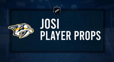 Roman Josi Player Prop Bets for the Predators vs. Capitals Game - January 11