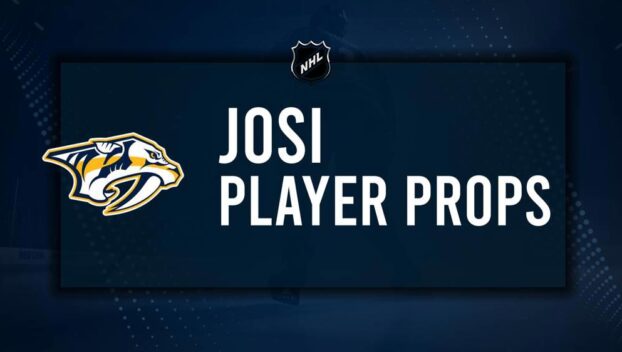 Roman Josi Player Prop Bets for the Predators vs. Golden Knights Game - January 14